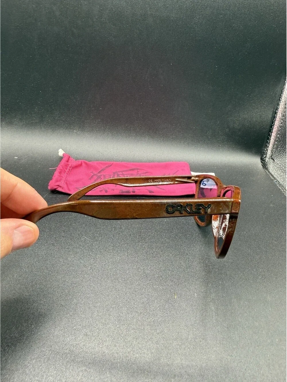 Oakley Frogskin Custom Brown/Grey Lenses
